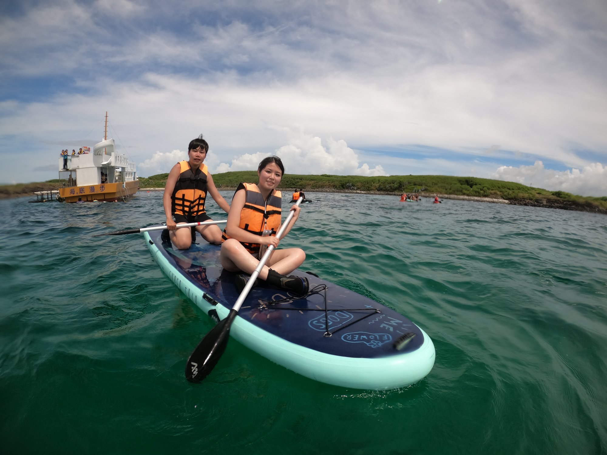 澎湖旅遊-立式划槳(SUP)教學及巡航